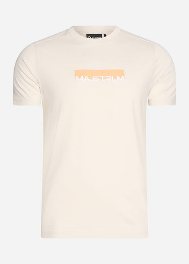 MA.Strum T-shirts MA.Strum block print tee - aluminium
