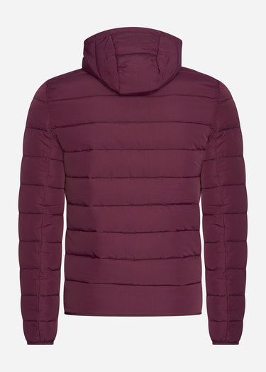Lyle & Scott Jassen Lightweight puffer jacket - burgundy