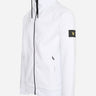 Lyle & Scott Vesten High neck zip through - white