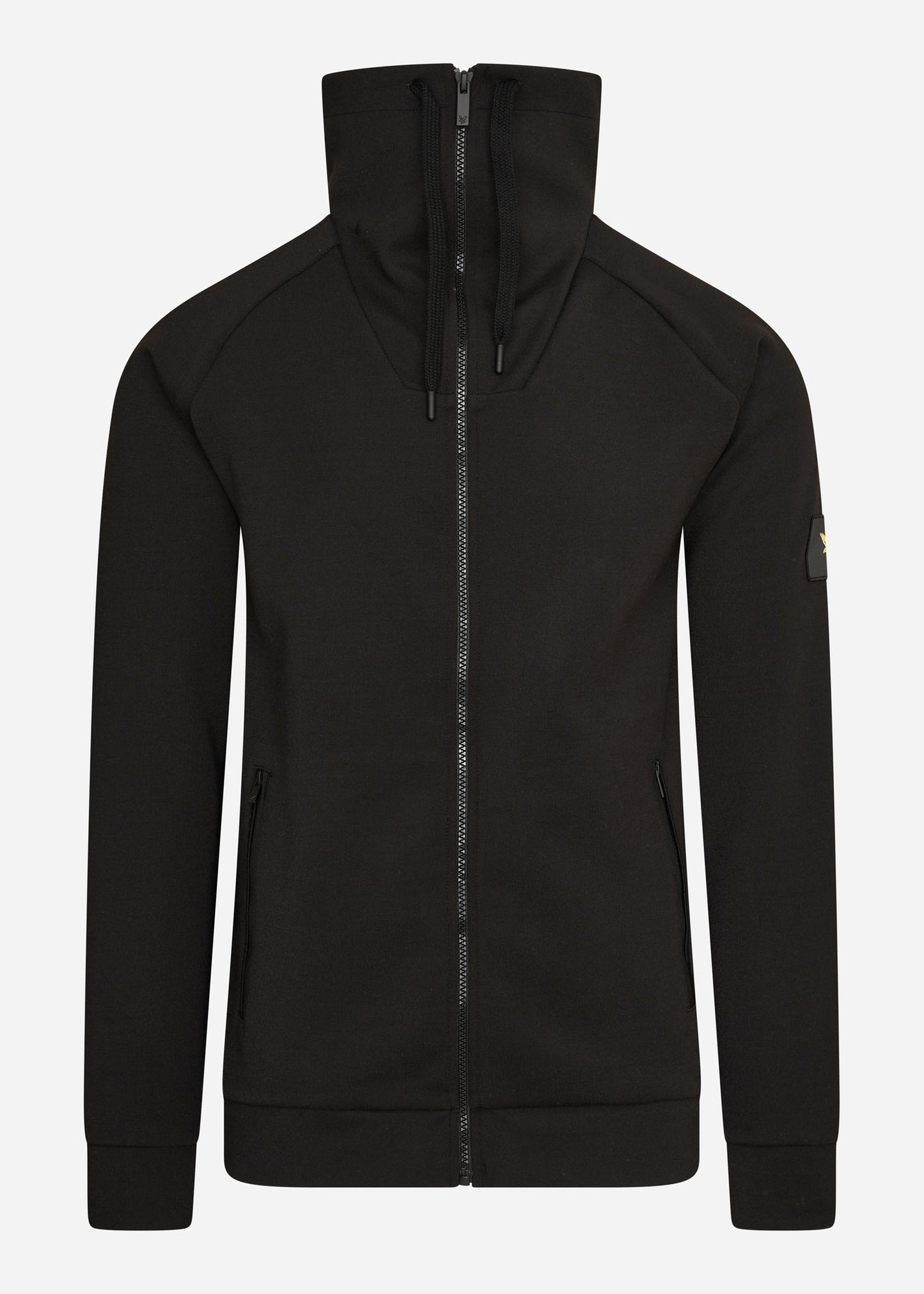 Lyle & Scott Vesten High neck zip through - jet black