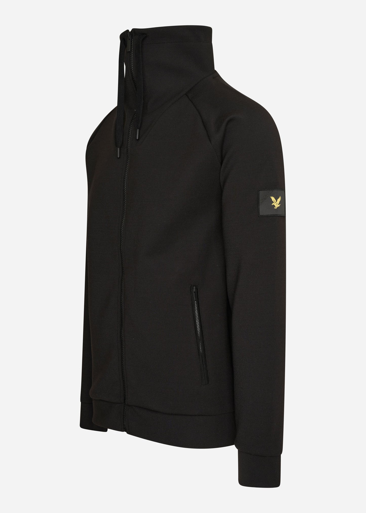 Lyle & Scott Vesten High neck zip through - jet black