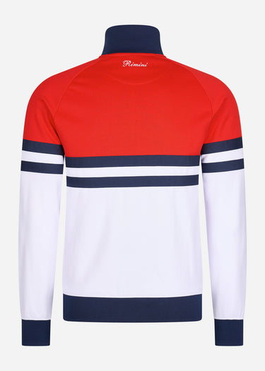 Ellesse Vesten Rimini track top - red white navy