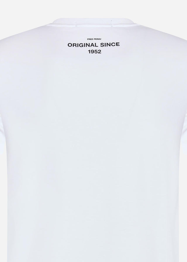 Fred Perry T-shirts Flock laurel wreath t-shirt - white