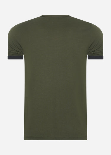 Fred Perry T-shirts Ringer t-shirt - hunting green