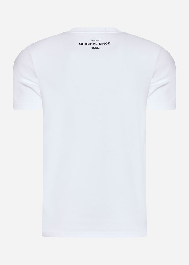 Fred Perry T-shirts Flock laurel wreath t-shirt - white