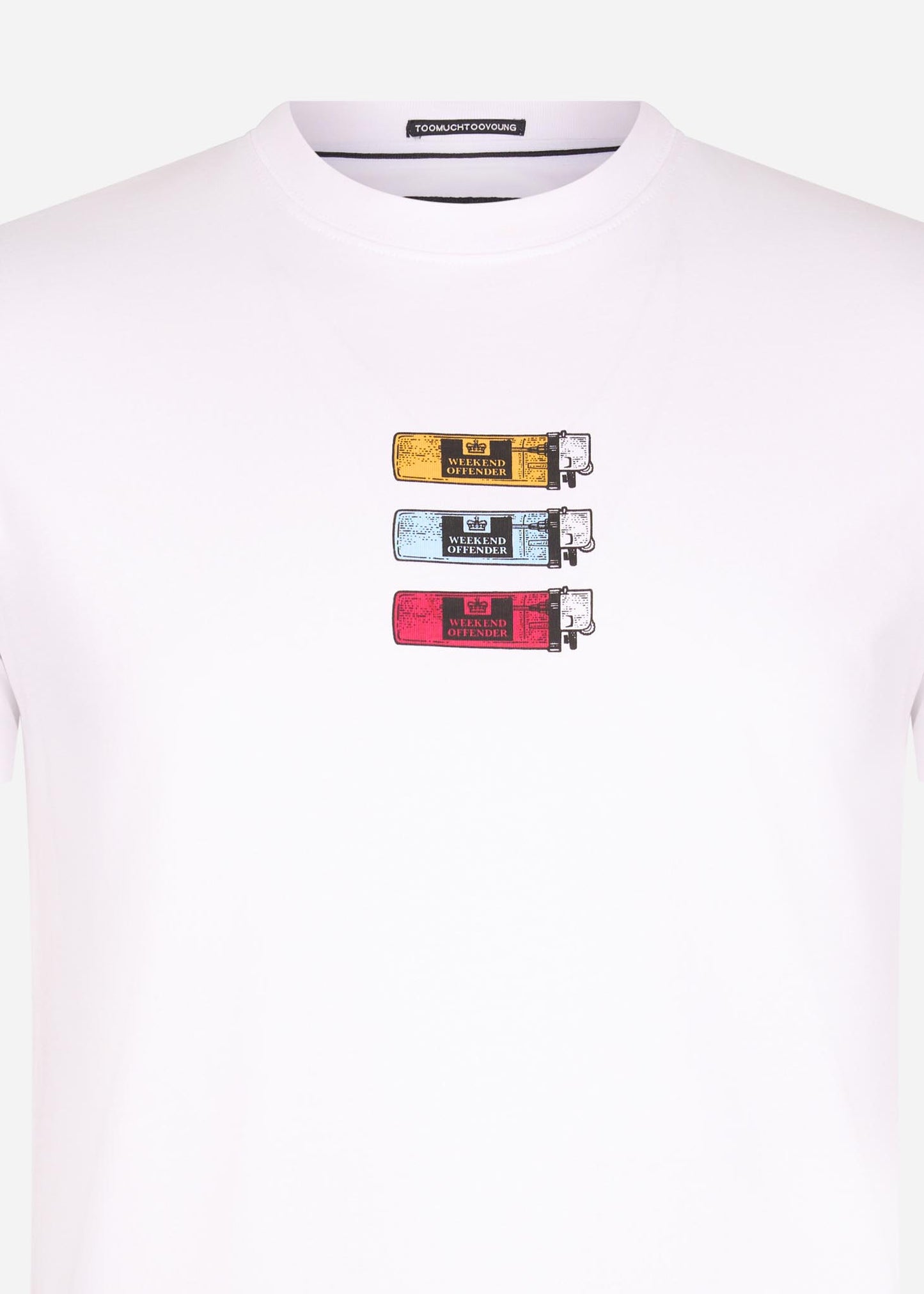 Weekend Offender T-shirts Clipper - white