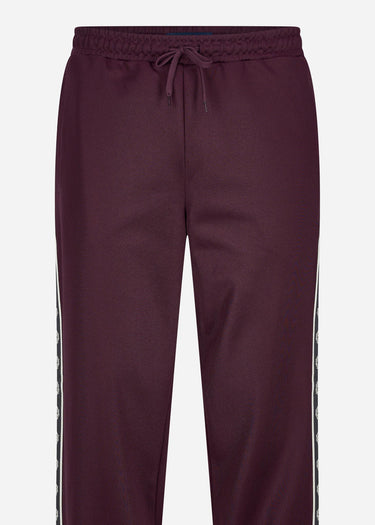 Fred Perry Joggingbroeken Seasonal taped track pant - oxblood gunmetal