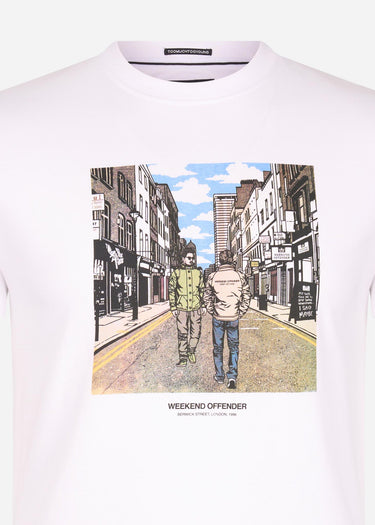 Weekend Offender T-shirts Berwick street - white