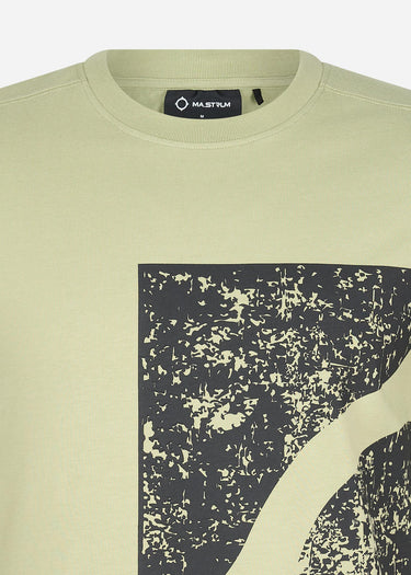 MA.Strum T-shirts Stencil block print tee - tea