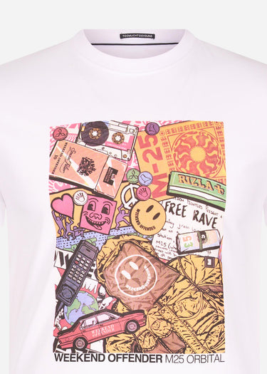 Weekend Offender T-shirts M25 - white