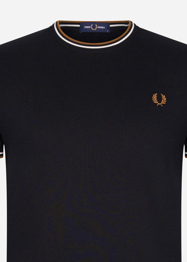 Fred Perry T-shirts Twin tipped t-shirt - black