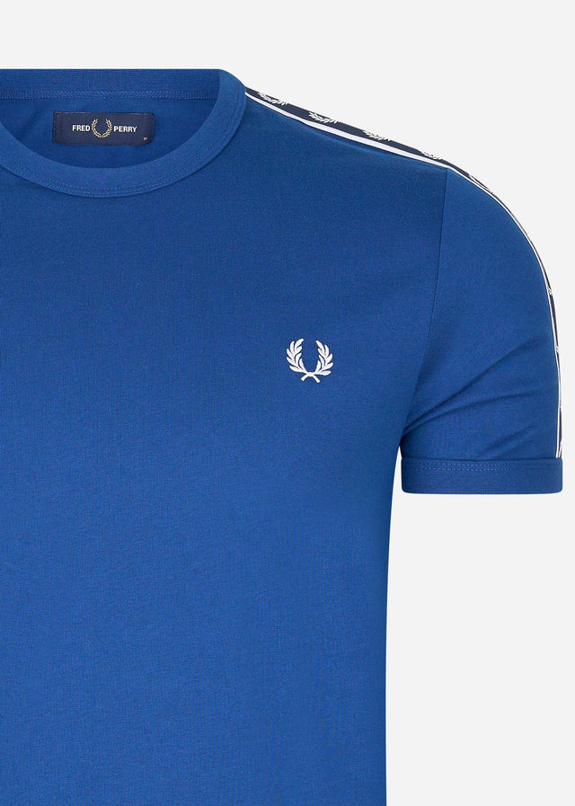 Fred Perry T-shirts Contrast tape ringer t-shirt - shaded cobalt navy