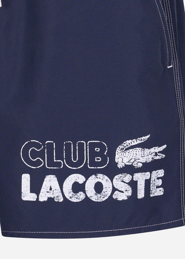 Lacoste Zwembroeken Club lacoste swimming trunks - navy blue