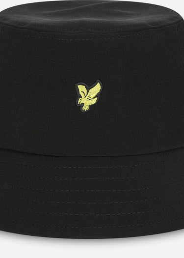 Lyle & Scott Bucket Hats Seersucker bucket hat - jet black