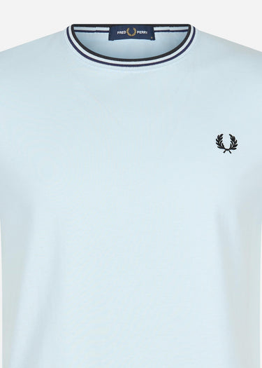 Fred Perry T-shirts Twin tipped t-shirt - light ice