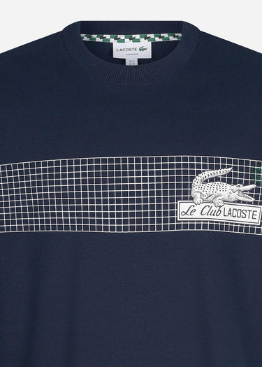 Lacoste T-shirts Stripe t-shirt - navy blue