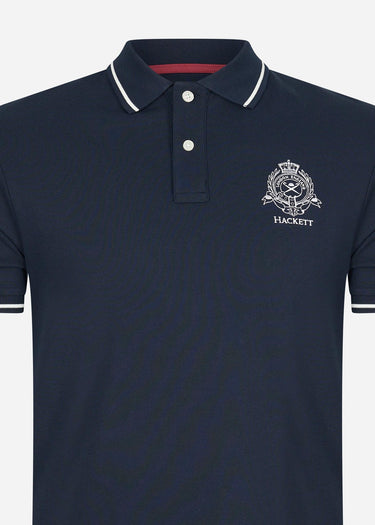 Hackett London Polo's  Heritage logo polo - navy blazer