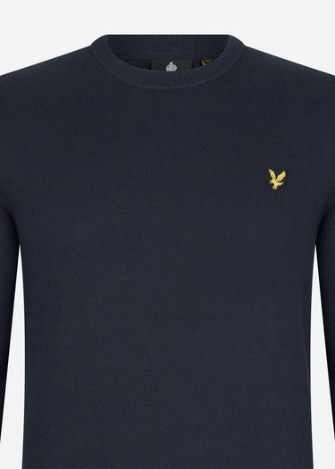 Lyle & Scott Truien Cotton crew neck jumper - dark navy