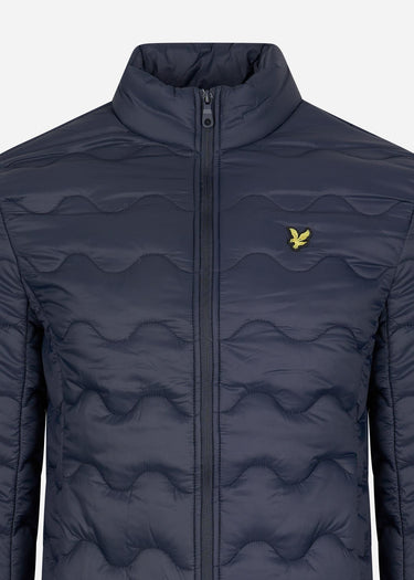 Lyle & Scott Jassen  Crest quilted jacket - dark navy
