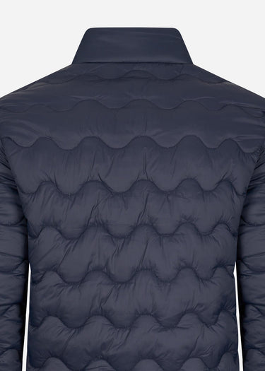 Lyle & Scott Jassen  Crest quilted jacket - dark navy
