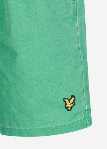 Lyle & Scott Zwembroeken Salt wash swim shorts - grid green