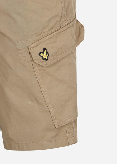 Lyle & Scott Korte Broeken Wembley cargo short - biscuit