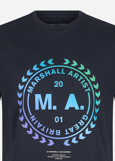 Marshall Artist T-shirts Ombre t-shirt - navy