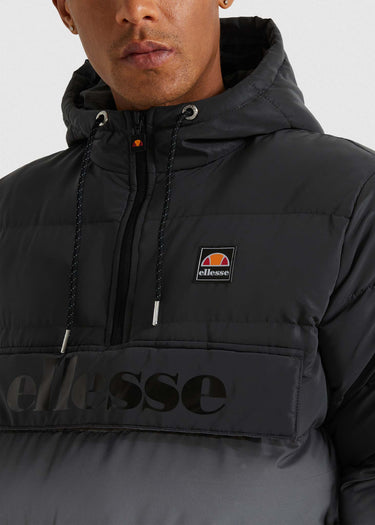 Ellesse Jassen Pilazzo oh jacket - black silver reflective