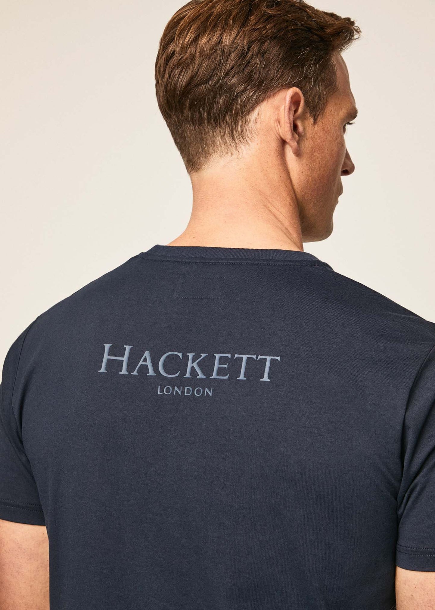 Hackett London T-shirts Heritage logo tee - navy blazer