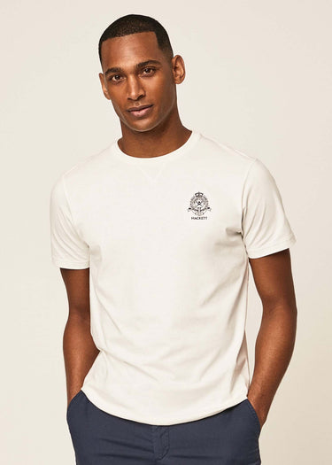 Hackett London T-shirts  Heritage logo tee - white