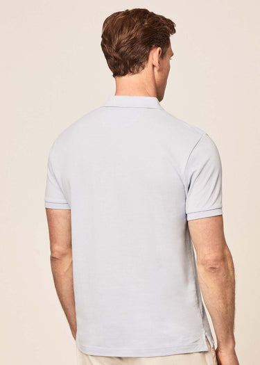Hackett London Polo's  Cotton pique polo shirt - oxford blue