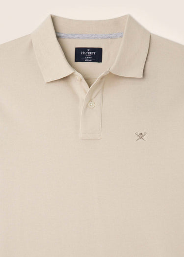 Hackett London Polo's  Cotton pique polo shirt - silver lining