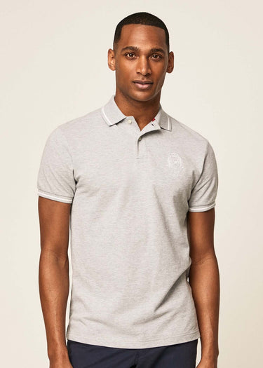 Hackett London Polo's  Heritage logo polo - grey marl