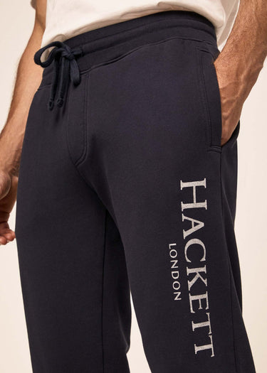 Hackett London Joggingbroeken Terry logo joggers - dark navy