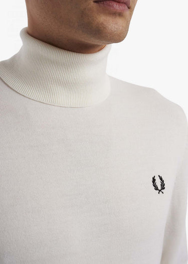 Fred Perry Truien Roll neck jumper - snow white