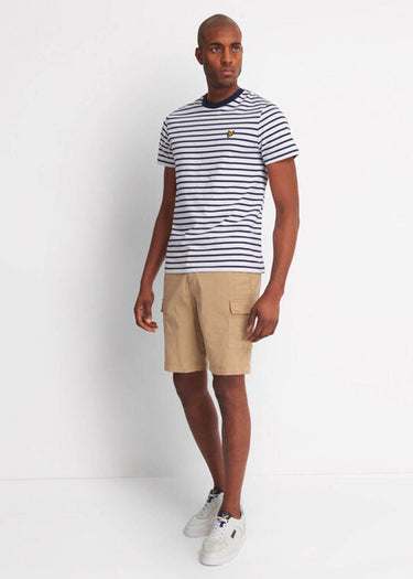 Lyle & Scott Korte Broeken Cargo shorts - stone