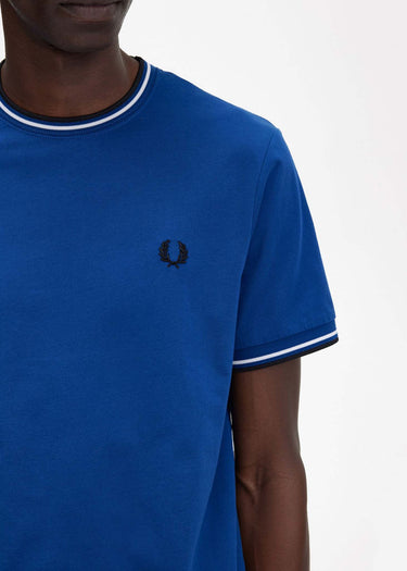 Fred Perry T-shirts Twin tipped t-shirt - shaded cobalt