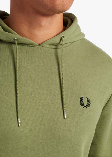 Fred Perry Hoodies Tipped hooded sweatshirt - sage green