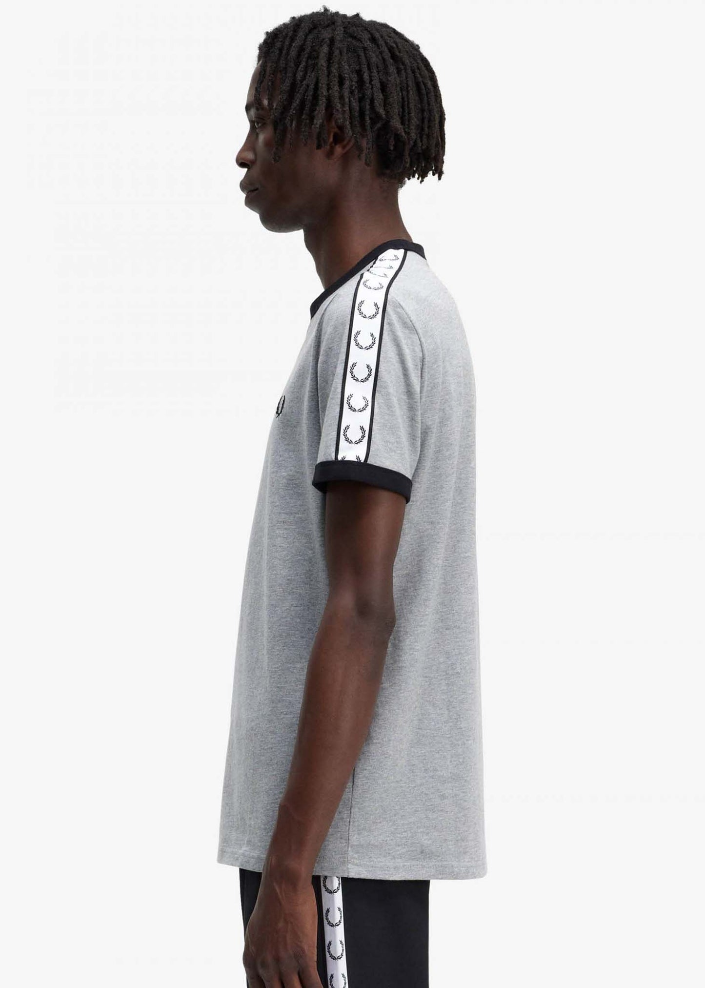 Fred Perry T-shirts Taped ringer t-shirt - steel marl