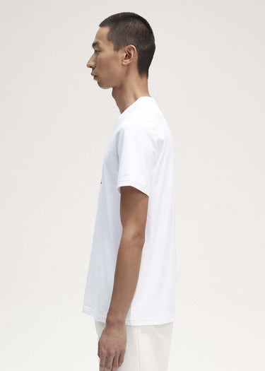 Fred Perry T-shirts Laurel wreath graphic t-shirt - white