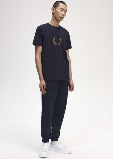 Fred Perry T-shirts Laurel wreath graphic t-shirt - navy