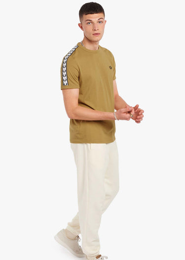 Fred Perry T-shirts Taped ringer t-shirt - desert