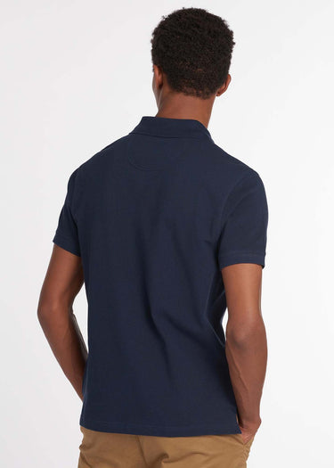 Barbour Polo's Barbour tartan pique polo - new navy