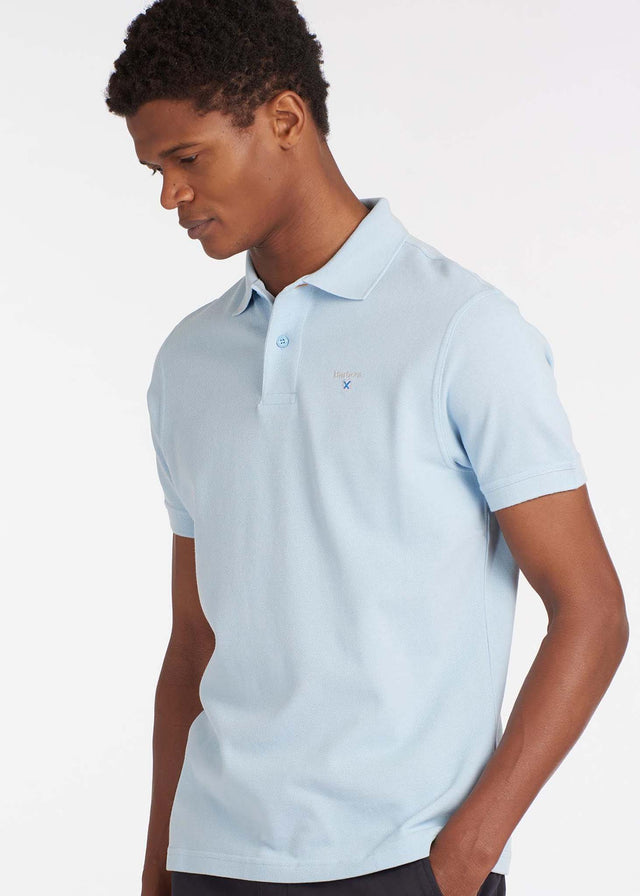Barbour Polo's Sports polo - sky