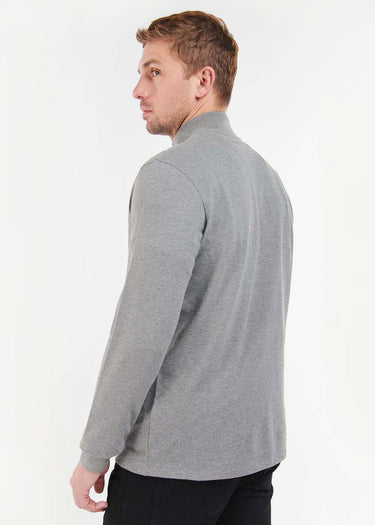Barbour International Truien Beaker half zip - anthracite marl