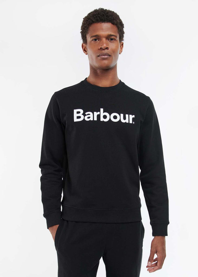 Barbour Truien Logo crew - black