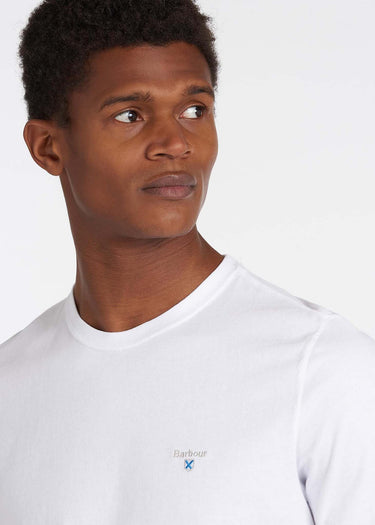Barbour T-shirts  Tartan sports tee - white