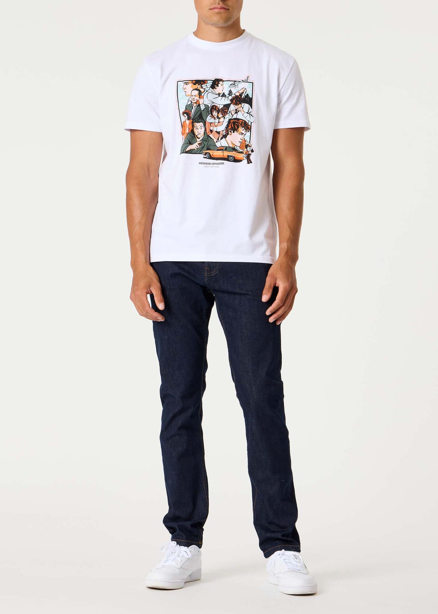 Weekend Offender T-shirts Henry - white