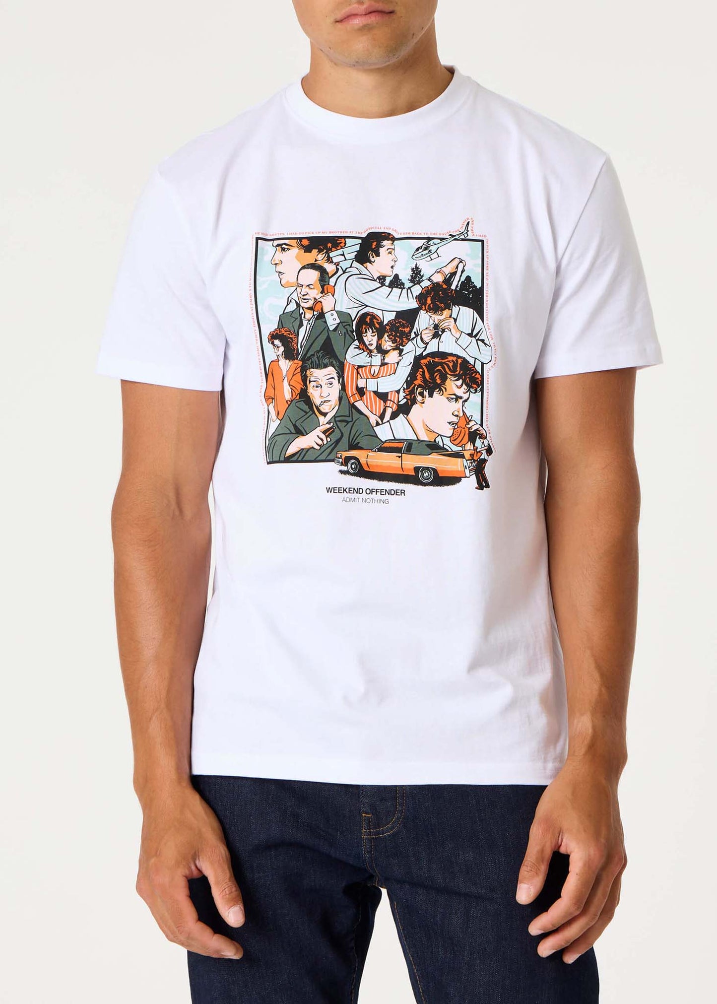 Weekend Offender T-shirts Henry - white