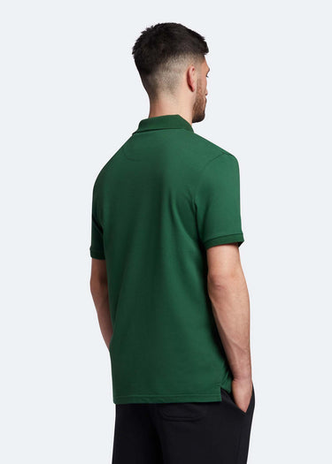 Lyle & Scott Polo's Plain polo shirt - english green